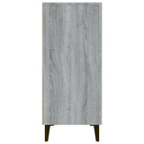 Sideboard Grey Sonoma 90x34x80 cm Engineered Wood 817463
