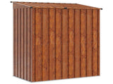 Garden Sheds Brown 137 x 81 x 180 cm Metal 42011292