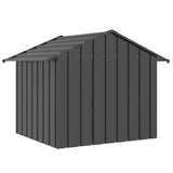Dog House with Roof 131x101x102 cm Galvanised Steel 4100917