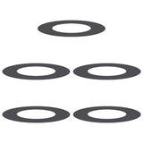 suitable for Flat Tree Rings 5 pcs Black 40 / 70 cm Steel 873677