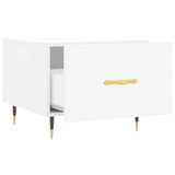 Coffee Tables 2 pcs White 50x50x40 cm Engineered Wood 829349