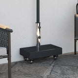 Parasol Base Black 45 x 25 x 45 cm Granite 42006588
