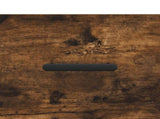 Highboard Smoked Oak 34,5x34x180 cm Engineered Wood 3198862