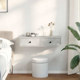 Wall Shelf with Drawers Concrete Grey 80x31x17 cm Engineered Wood 859953