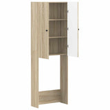 Toilet Cabinet ALKMAAR Sonoma Oak 66 x 25.5 x 190 cm 896257