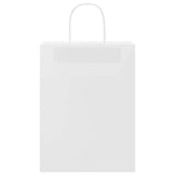 Paper Bags 250 pcs with Handles White 26x12x35 cm 4101618