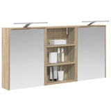 Bathroom Cabinet Set 3 pcs 126 x 16 x 62.5 cm Engineered wood 3403834