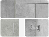 Bathroom Vanity with Sink Concrete Grey 42 x 40 x 84.5 cm 890675