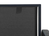Garden Chairs 6 pcs Black and Dark Grey Poly Rattan 42025095