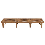 Folding Sun Lounger Solid Acacia Wood 44253