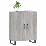 Sideboard Grey Sonoma 69.5x34x90 cm Engineered Wood 827754
