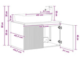 Bathroom Furniture Set Grey Sonoma Engineered Wood 3404336