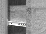 Drawer Cabinet Grey Sonoma 33 x 34.5 x 90 cm Engineered Wood 895541