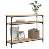 Console Table Sonoma Oak 100x29x75 cm Engineered Wood 834036