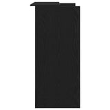 Reception Desk Black Oak 100x50x103.5 cm Engineered Wood 3324161