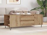 Coffee Table Artisan Oak 102 x 44.5 x 50 cm Engineered Wood 882688