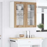 Hanging Cabinet Artisan Oak 80 x 31 x 80 cm Engineered Wood 884329