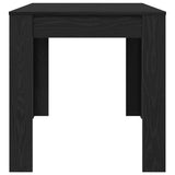 Dining Table Black Oak 140 x 74.5 x 76 cm Engineered Wood 862053