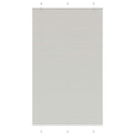ZNTS Pleated Blind Light Grey 120x200 cm Fabric Width 119.4 cm Polyester 4015368