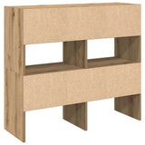 Shoe Racks 2 pcs Stackable Artisan Oak 89.5x30x40 cm 858856