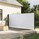 Retractable Side Awning White 160x500 cm 4004436