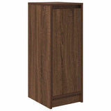 Shoe Cabinet Brown Oak 29.5x34x76 cm Engineered Wood 861865