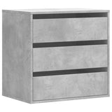 Corner Chest of Drawers Concrete Grey 60x41x58 cm Engineered Wood 852846