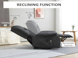 Overstuffed Riser and Recliner Chairs for the Elderly with 8 Vibration Massage, Fabric Upholstered T3398P378882