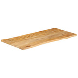 Table Top Live Edge 110x60x2.5 cm Solid Wood Mango 370455