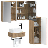 Bathroom Furniture Set 4 pcs Artisan Oak 3407406