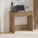 Desk Artisian Oak 80x40x75 cm Engineered Wood 855993