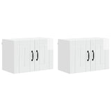 Wall Cabinet LUCCA 2 pcs High Gloss White 60 x 31 x 40 cm 884923