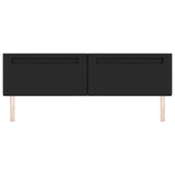 LED Headboard Black 200 cm Faux Leather 42007313
