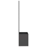 Garden Privacy Screen Black 50 x 150 cm Cold-rolled steel 876441