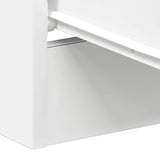Bedside Cabinets 2 pcs White 38x35x56 cm Engineered Wood 800451