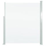 Patio Retractable Side Awning 160x300 cm Cream 317881
