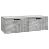 Wall-Mounted TV Cabinet Concrete Grey 98 x 41 x 30 cm 898698