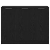 Sideboard Black Oak 90.5 x 30 x 70 cm Engineered Wood 862740