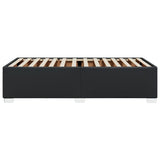 Bed Frame without Mattress Black 90x190 cm Single Faux Leather 3284536