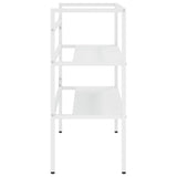Bathroom Washbasin Frame White 79x38x83 cm Iron 338486