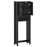 Over-the-Toilet Storage BERG Black 60x27x164.5 cm Solid Wood 358555
