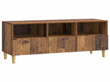 TV Cabinet Old Wood 102 x 34.5 x 50 cm Engineered Wood 894683