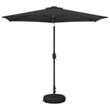 Garden Parasol with LED Lights and Base 270 x 270 cm Polyester 42036260