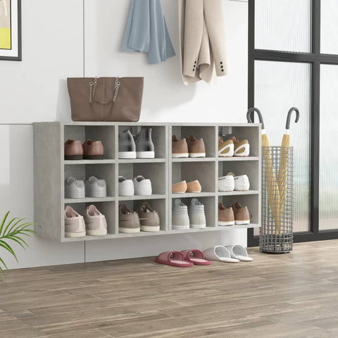 ZNTS Shoe Cabinets 2 pcs Concrete Grey 52.5x30x50 cm 808693