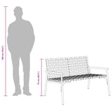 Garden Chair Brown 110.5 x 79 x 75.5 cm Poly Rattan 42004144