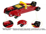 2 Ton Tonne Hydraulic Trolley Floor Jack With Plastic Storage Carry Case Car Van 71120516