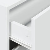 Cabinet with 2 Drawers White 60x31x40 cm Engineered Wood 858821