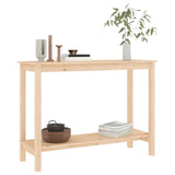 Console Table 110x40x80 cm Solid Wood Pine 822282