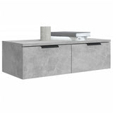 Wall Cabinets 2 pcs Concrete Grey 68x30x20 cm Engineered Wood 3115895