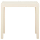 Garden Table White 79x65x72 cm Plastic 315844